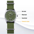 Timebot Silver Case Pedometer Watch - Green