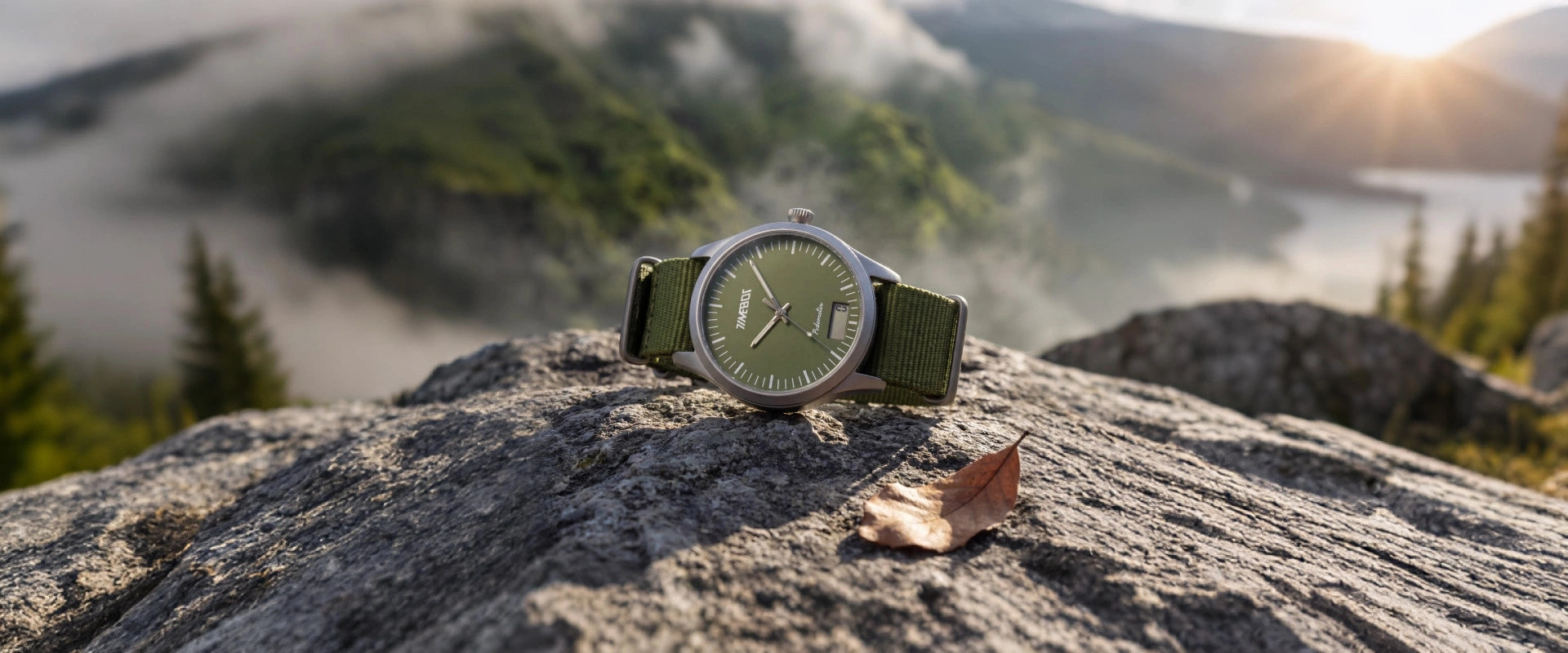 timebot steptracking watch t591c4 lying on a outdoor rock 