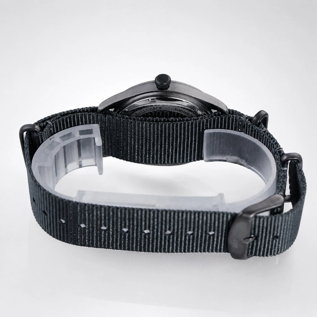 Timebot Matt Gun Case Pedometer Watch - Blue